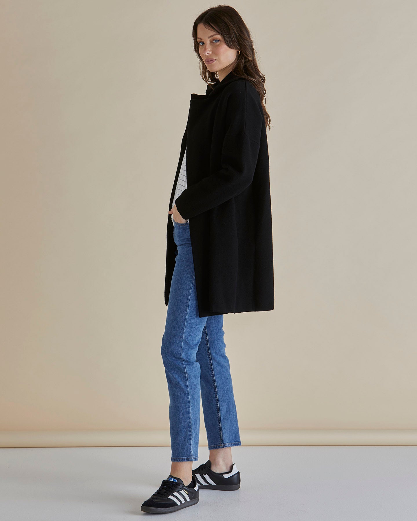 Betty Basics Bristol Coatigan (Black)