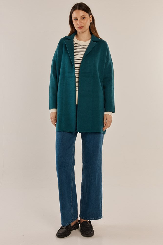 Betty Basics Bristol Coatigan (Teal)