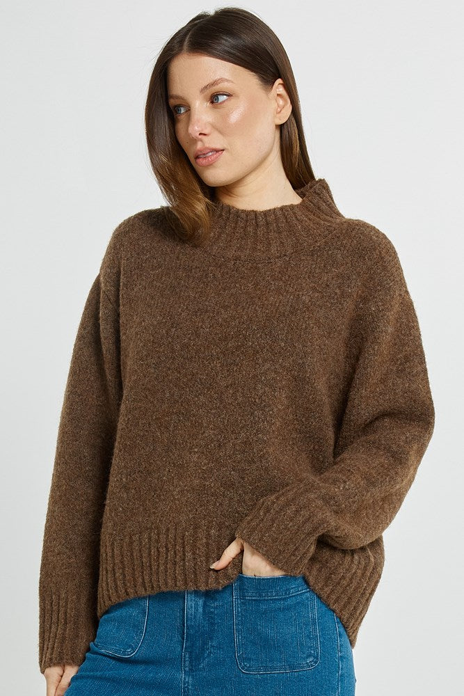 Betty Basics Lola Jumper (Chocolate)