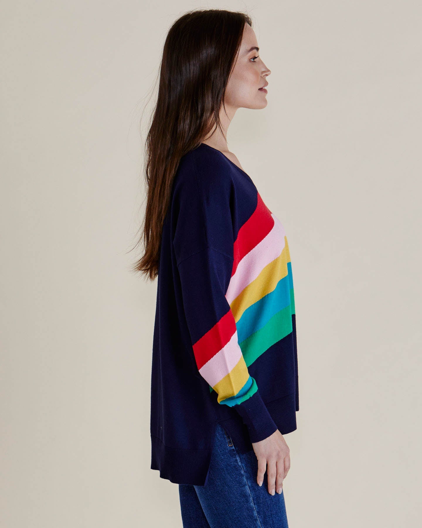 Betty Basics Mimi Sweater (Rainbow)