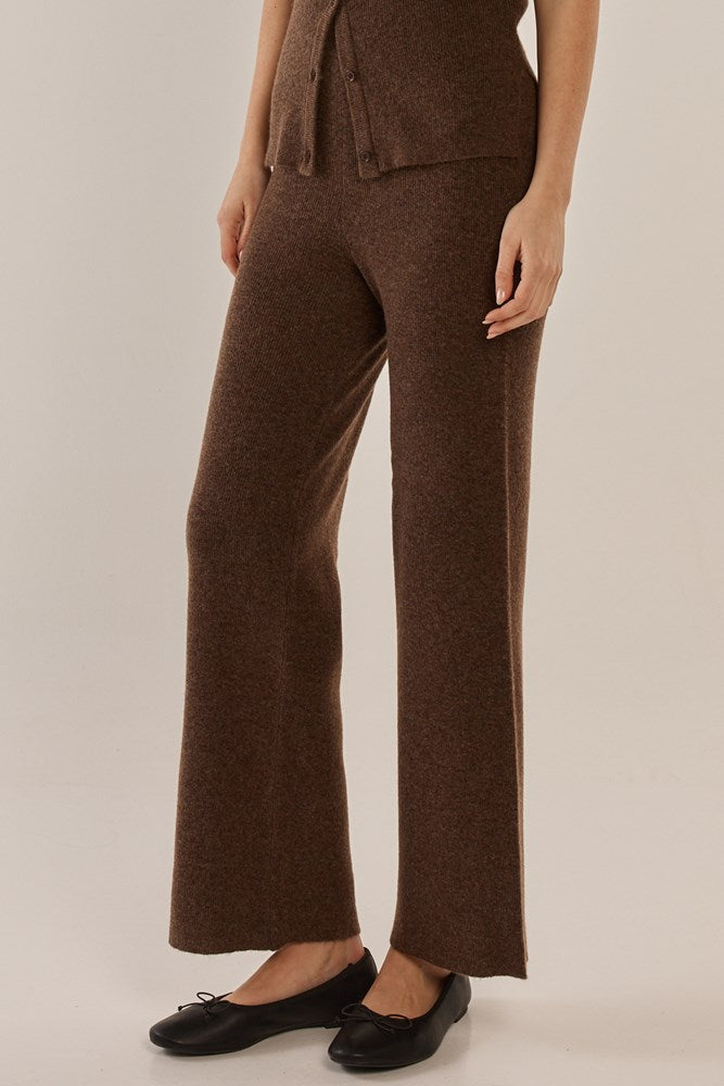 Betty Basics Nash Knit Pant (Espresso)