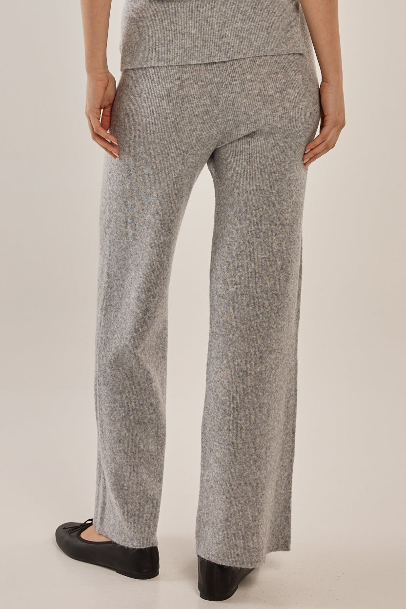 Betty Basics Nash Knit Pant (Grey Marle)