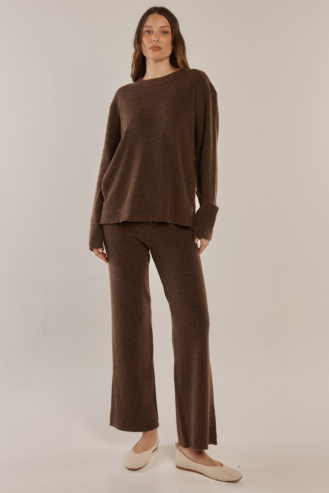 Betty Basics Ruby Knit Sweater (Espresso)