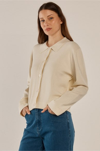 Betty Basics Rosie Cardigan (Cream)