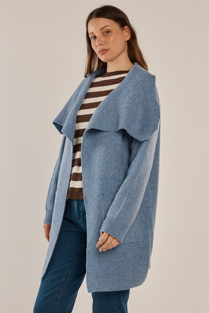 Betty Basics Abigail Cardigan (Cornflower Blue)