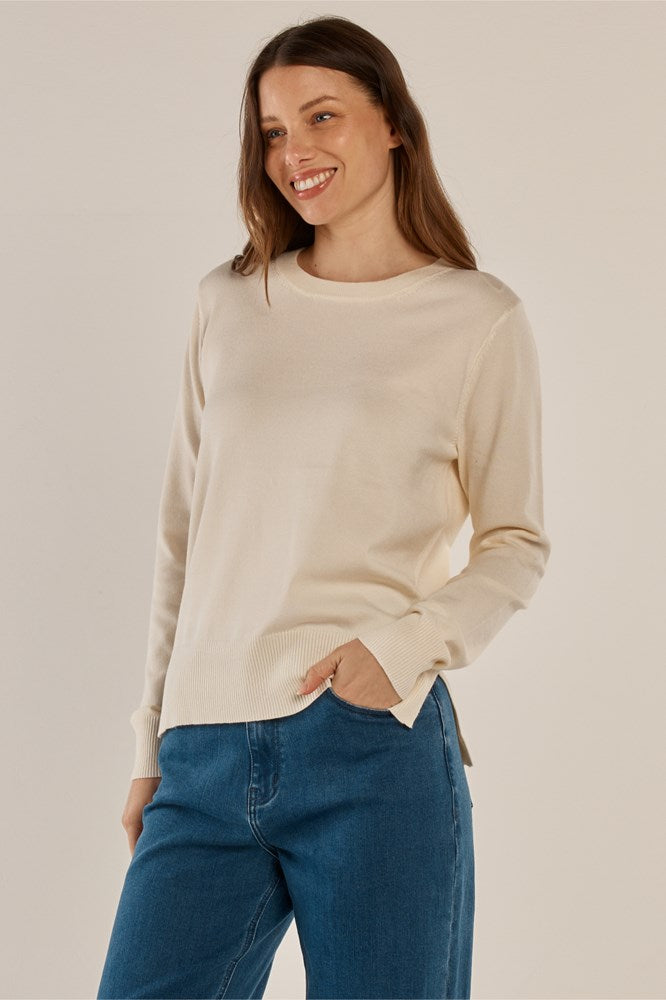 Betty Basics Louis Sweater (Cream)
