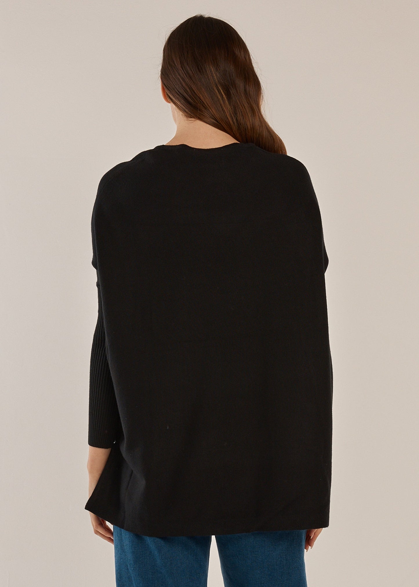 Betty Basics Blakely Batwing Sweater (Black)