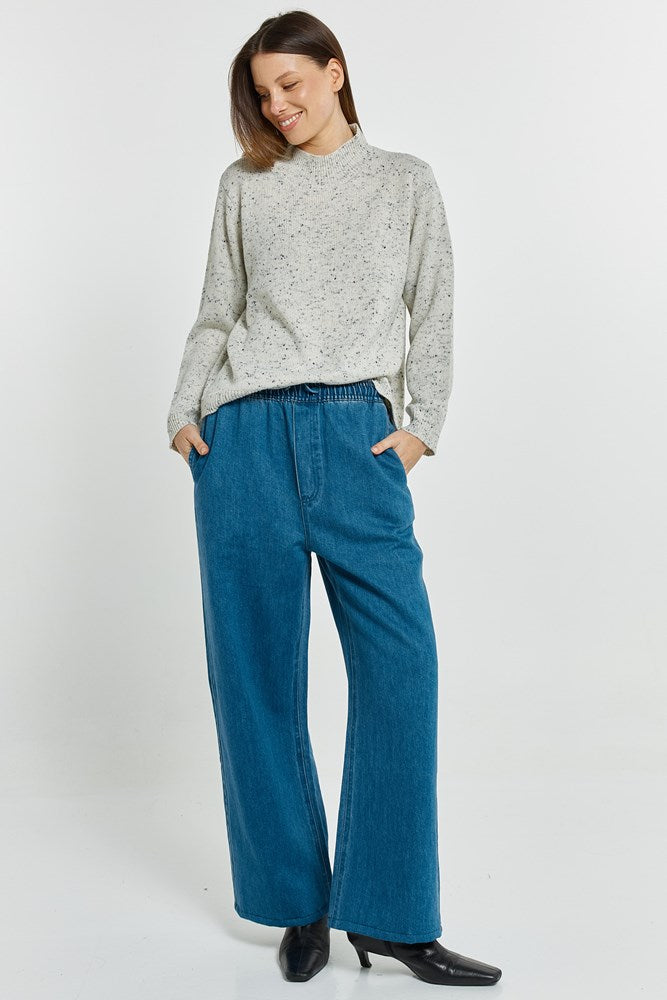 Betty Basics Carlin Knit Sweater (Cream)