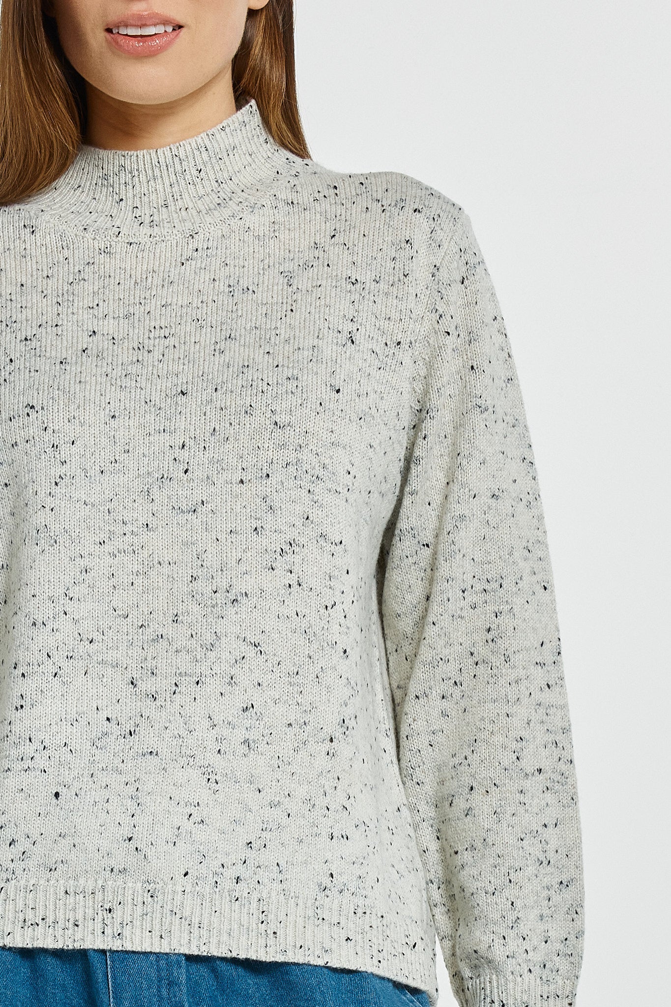 Betty Basics Carlin Knit Sweater (Cream)