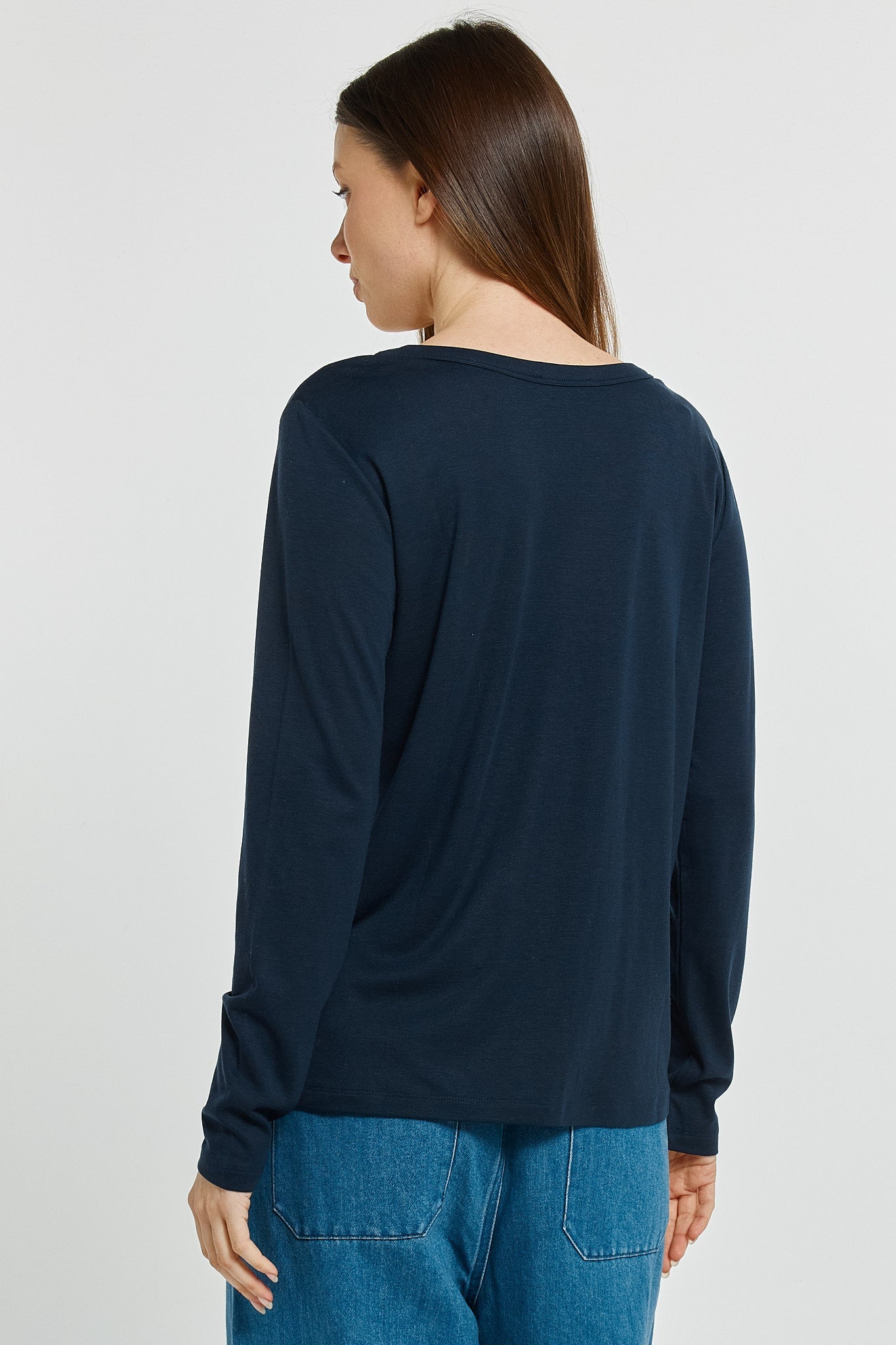 Betty Basics Westin Blended Wool Tee (Navy)