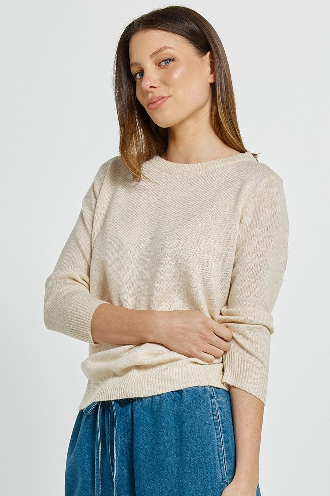 Betty Basics Morris Sweater (Cream)