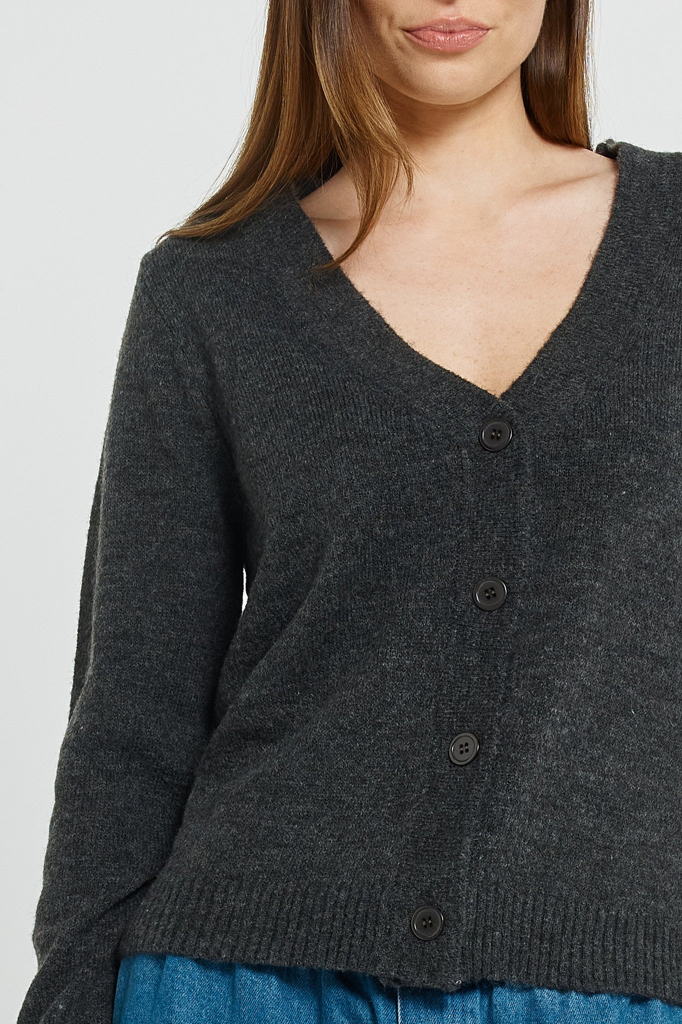 Betty Basics FiFi Cardigan (Charcoal)