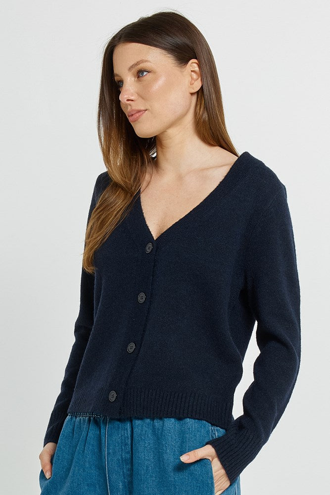 Betty Basics FiFi Cardigan (Navy)