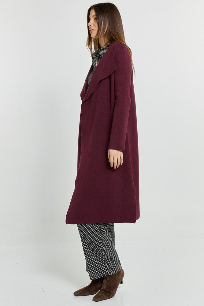 Betty Basics Lana Coatigan (Wine)