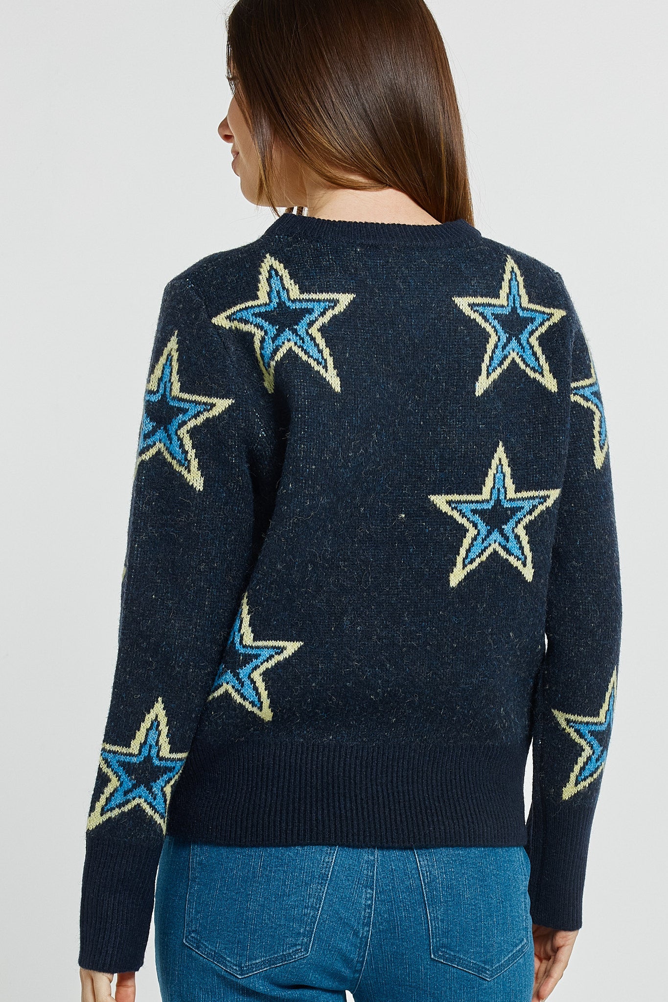 Betty Basics Serena Sweater (Star Jacquard)