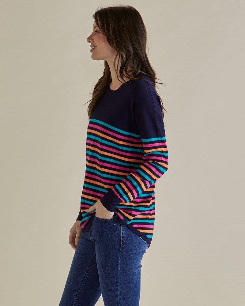 Betty Basics Sophie Knit Jumper (Rainbow)
