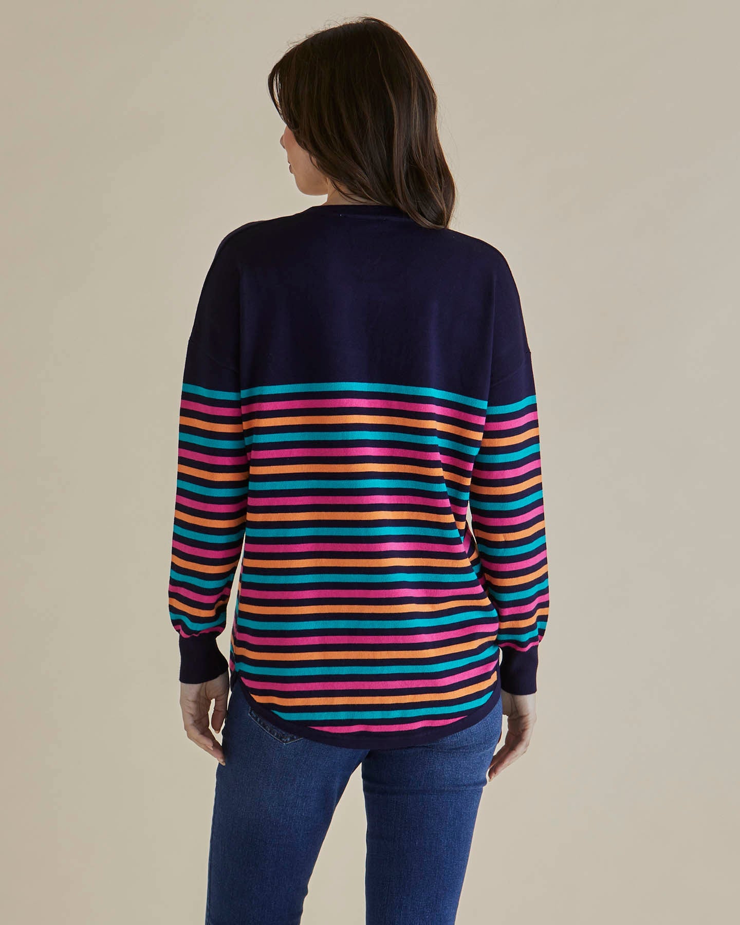 Betty Basics Sophie Knit Jumper (Rainbow)