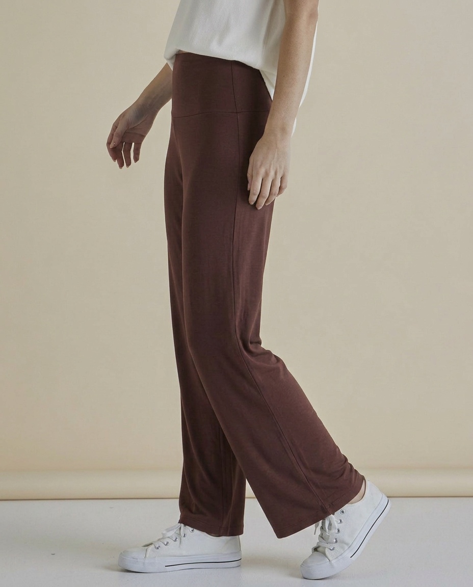 Betty Basics Houston Bamboo Relaxed Pant (Nutmeg)