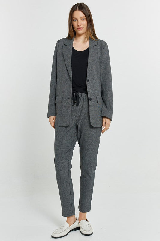 Betty Basics Kenzie Jogger (Grey Check)