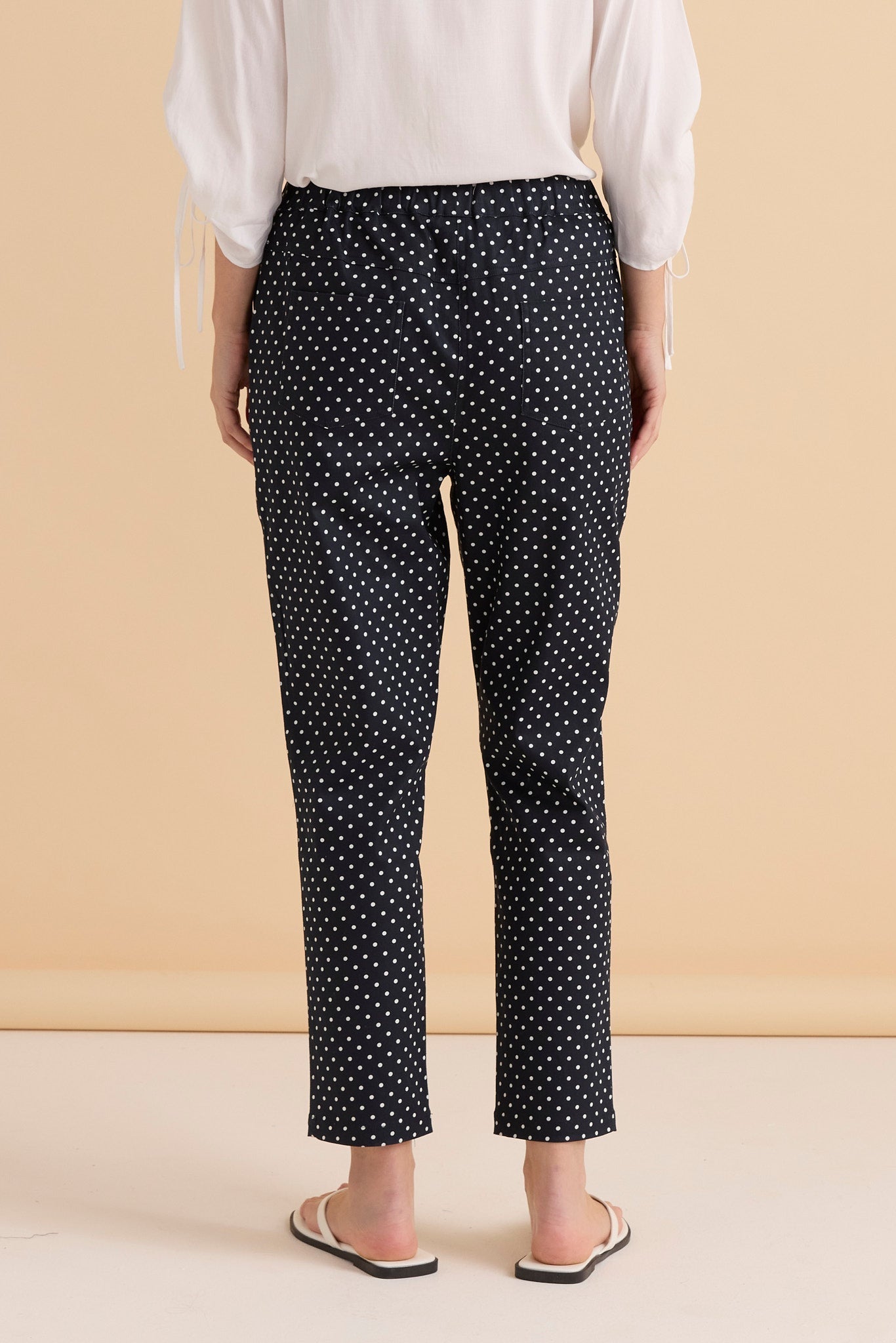 Betty Basics Kenzie Jogger (Navy Polkadot)