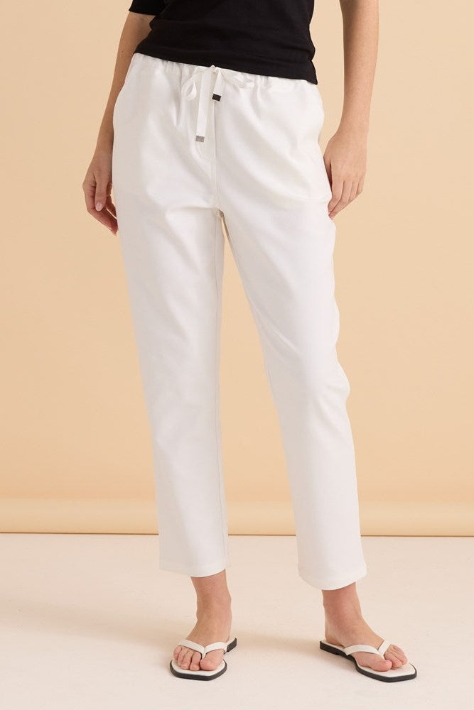 Betty Basics Kenzie Jogger (White)