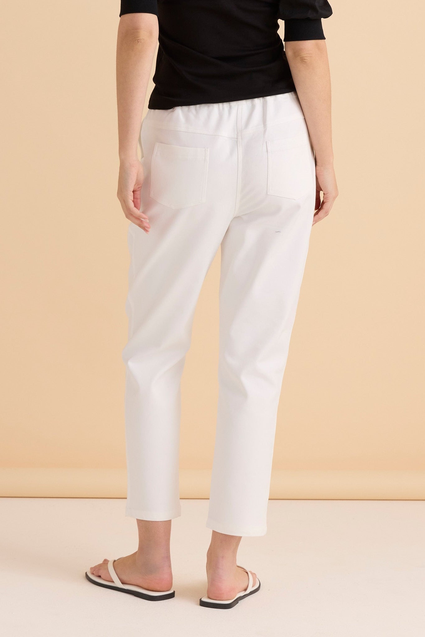 Betty Basics Kenzie Jogger (White)