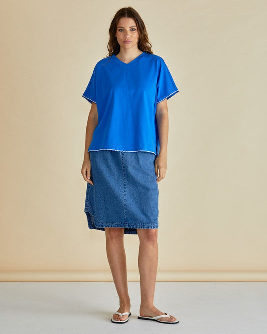 Betty Basics Avalon Tee (Royal Blue)