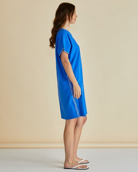 Betty Basics Stellar T-Shirt Dress (Royal Blue)