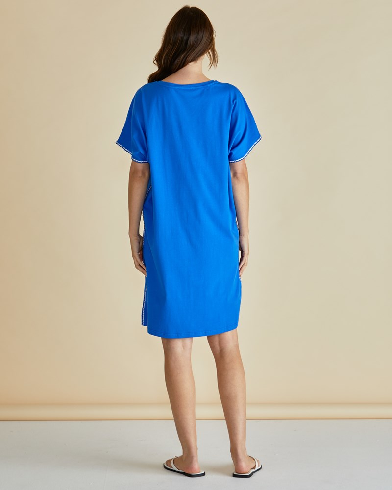 Betty Basics Stellar T-Shirt Dress (Royal Blue)