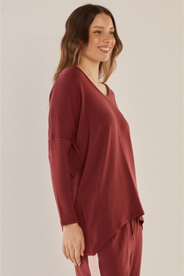 Betty Basics Munich Top Burgundy (Burgandy)