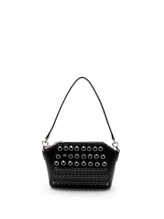 Image of Bags. Productname: GIVENCHY XS Antigona Studs Bag in BLACK colour by brand - GIVENCHY