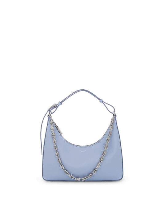 Image of Bags. Productname: GIVENCHY Small Moon Cut Out Bag in BLUE colour by brand - GIVENCHY