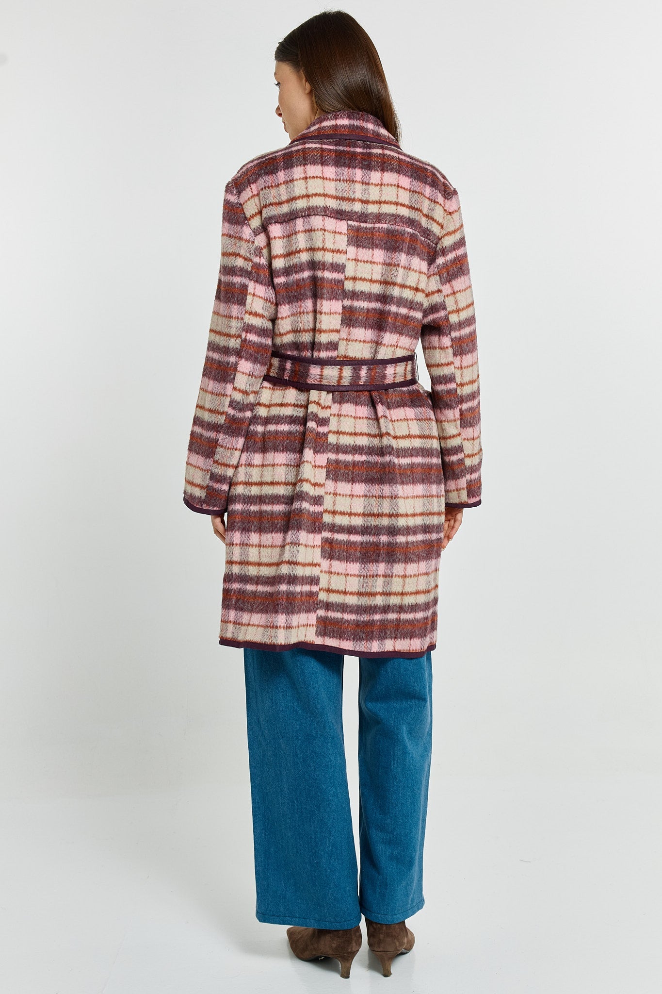Betty Basics Sundae Coat (Wine Check)