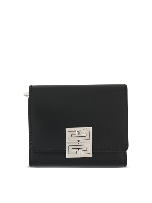 Image of Wallets & Money Clips. Productname: GIVENCHY 4G Trifold Wallet in BLACK colour by brand - GIVENCHY