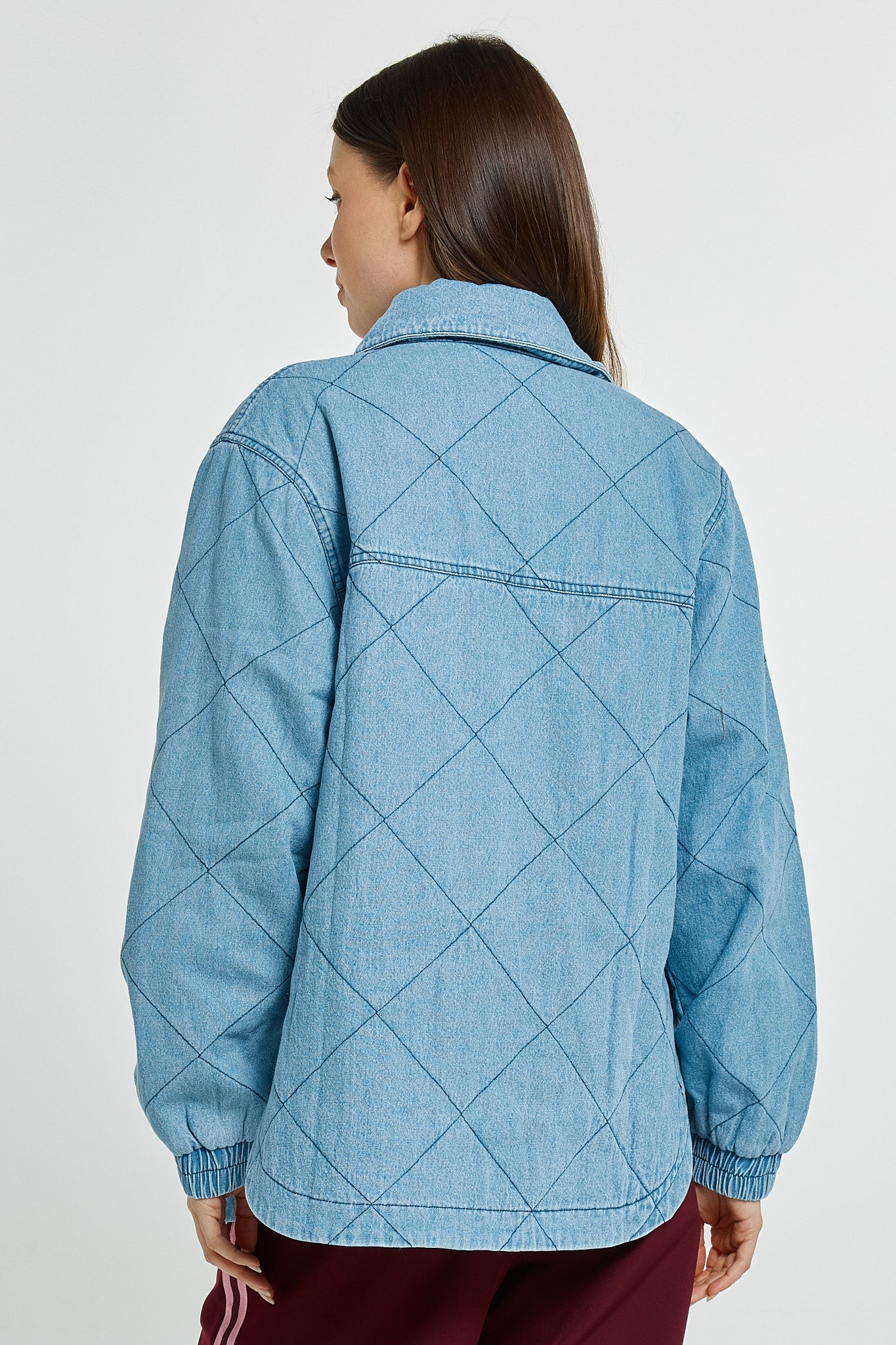 Betty Basics Quest Quilted Jacket (Blue Wash)