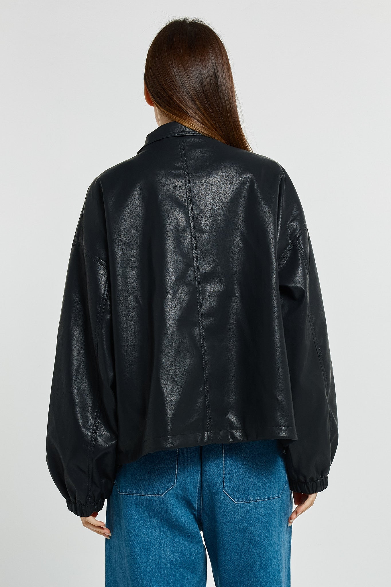 Betty Basics Polly PU Jacket (Black Pu)