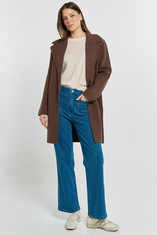 Betty Basics Tahlia Coatigan (Nutmeg)