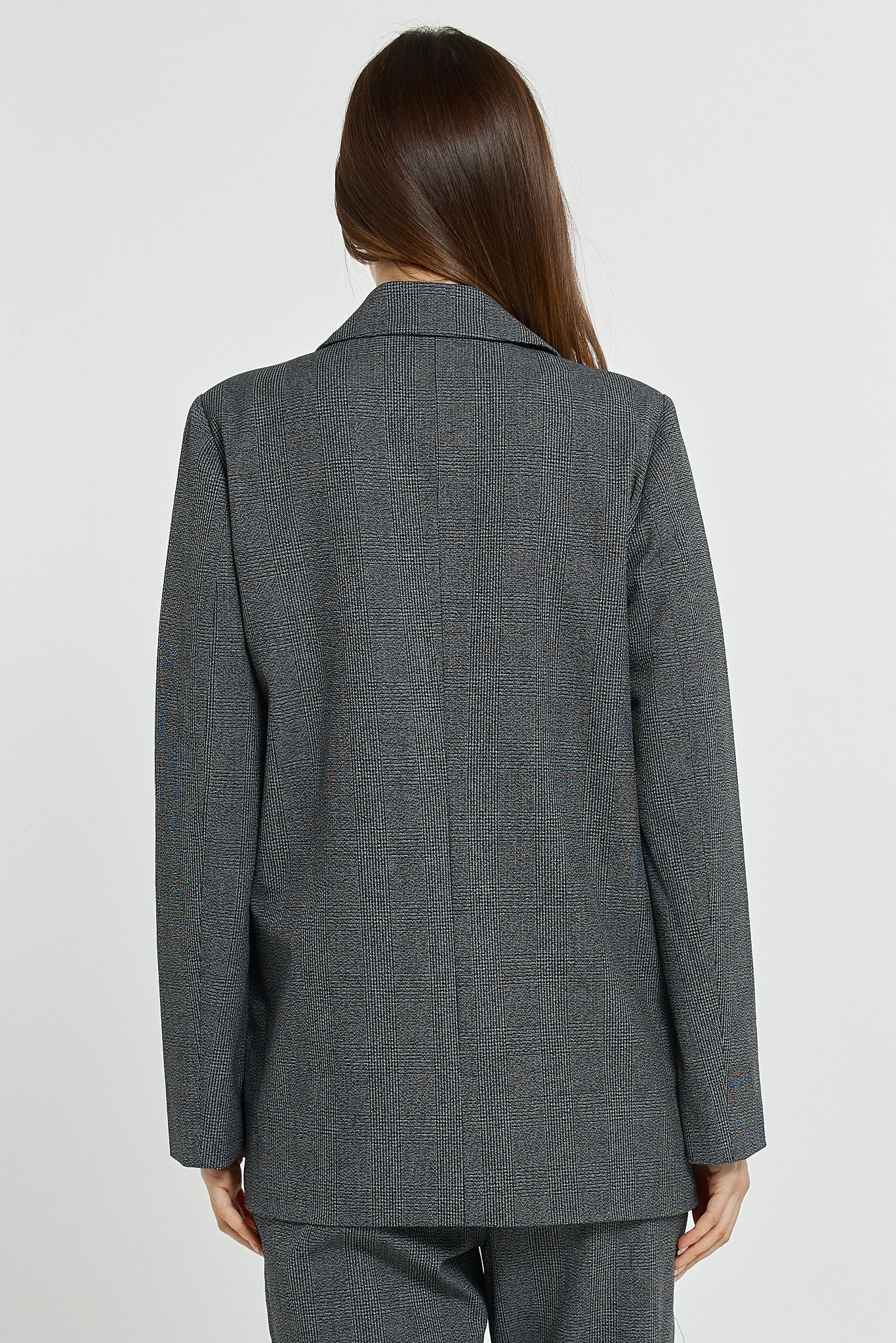 Betty Basics Kenzie Blazer (Grey Check)