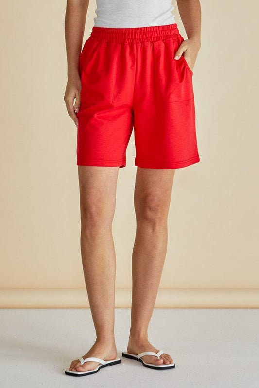 Betty Basics Harvard Short (Red)