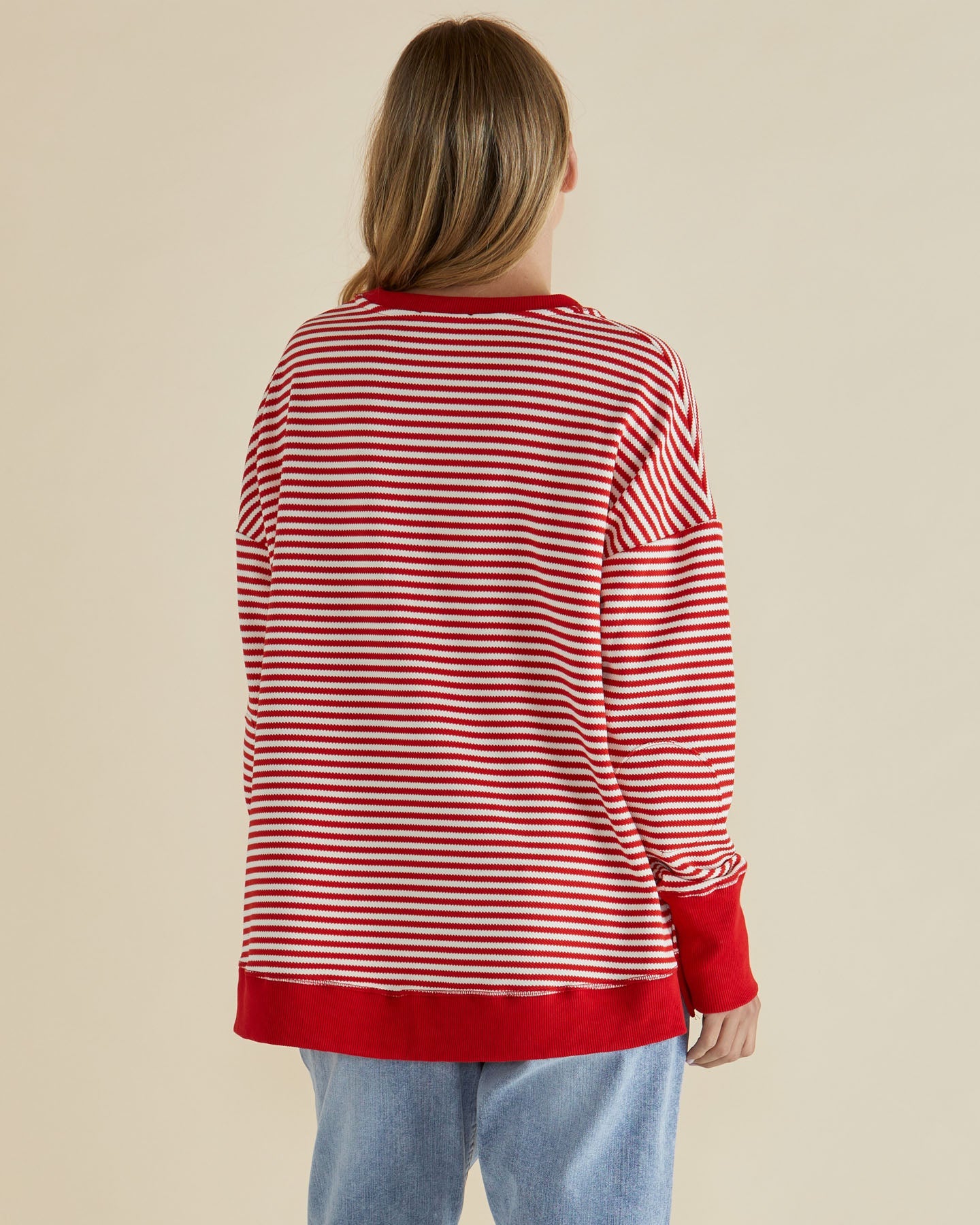 Betty Basics Cove Sweat (Red Stripe)