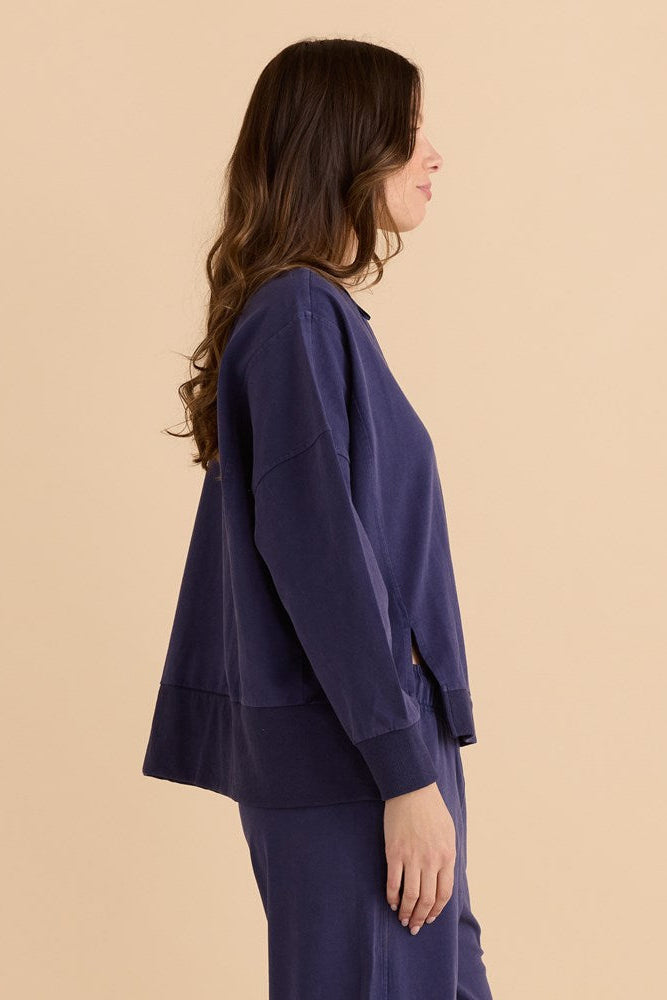 Betty Basics Iris Sweatshirt (Navy)