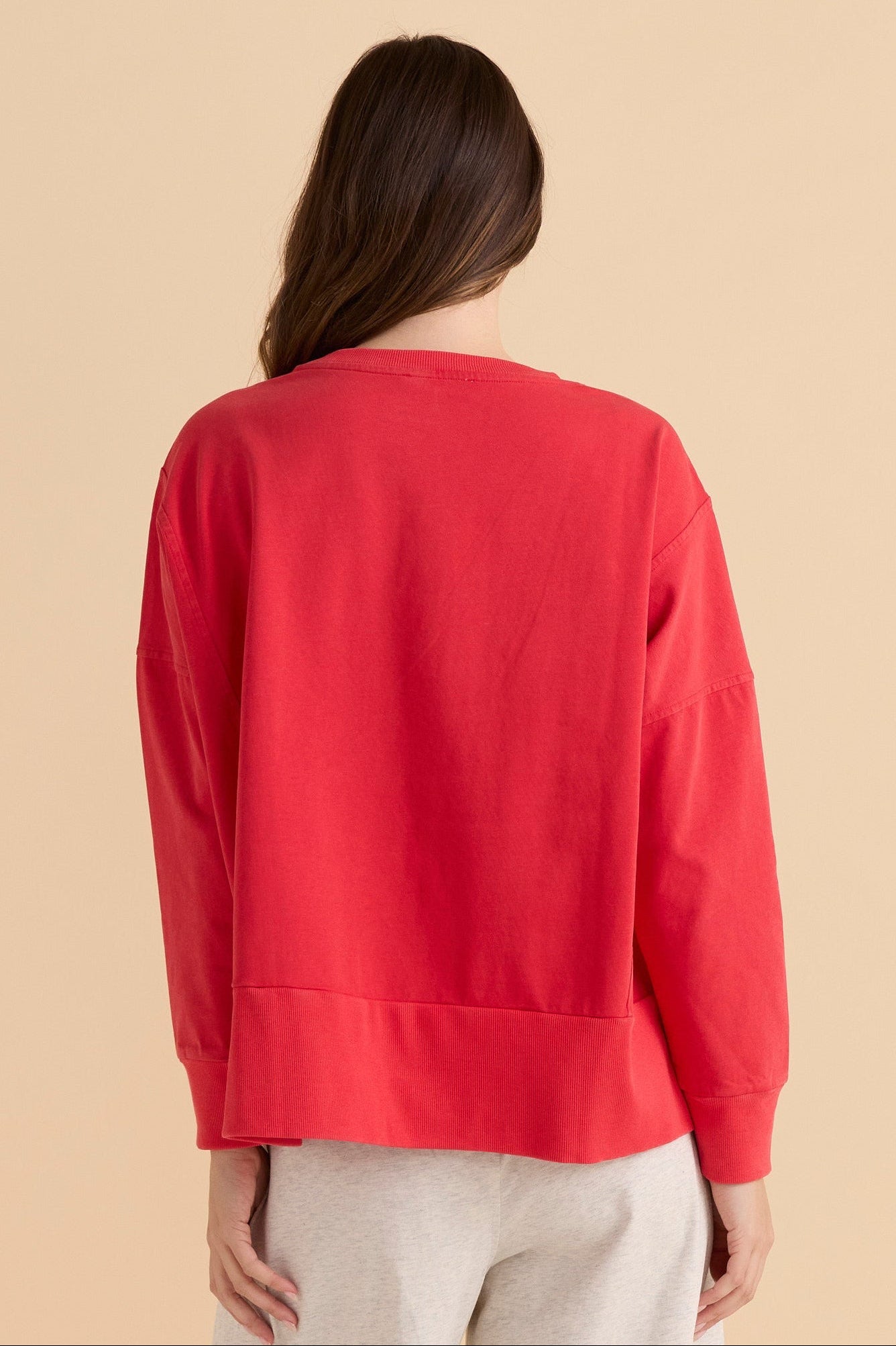 Betty Basics Iris Sweatshirt (Red)