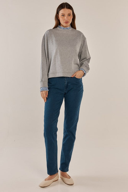 Betty Basics Juniper Jumper (Heather Grey)