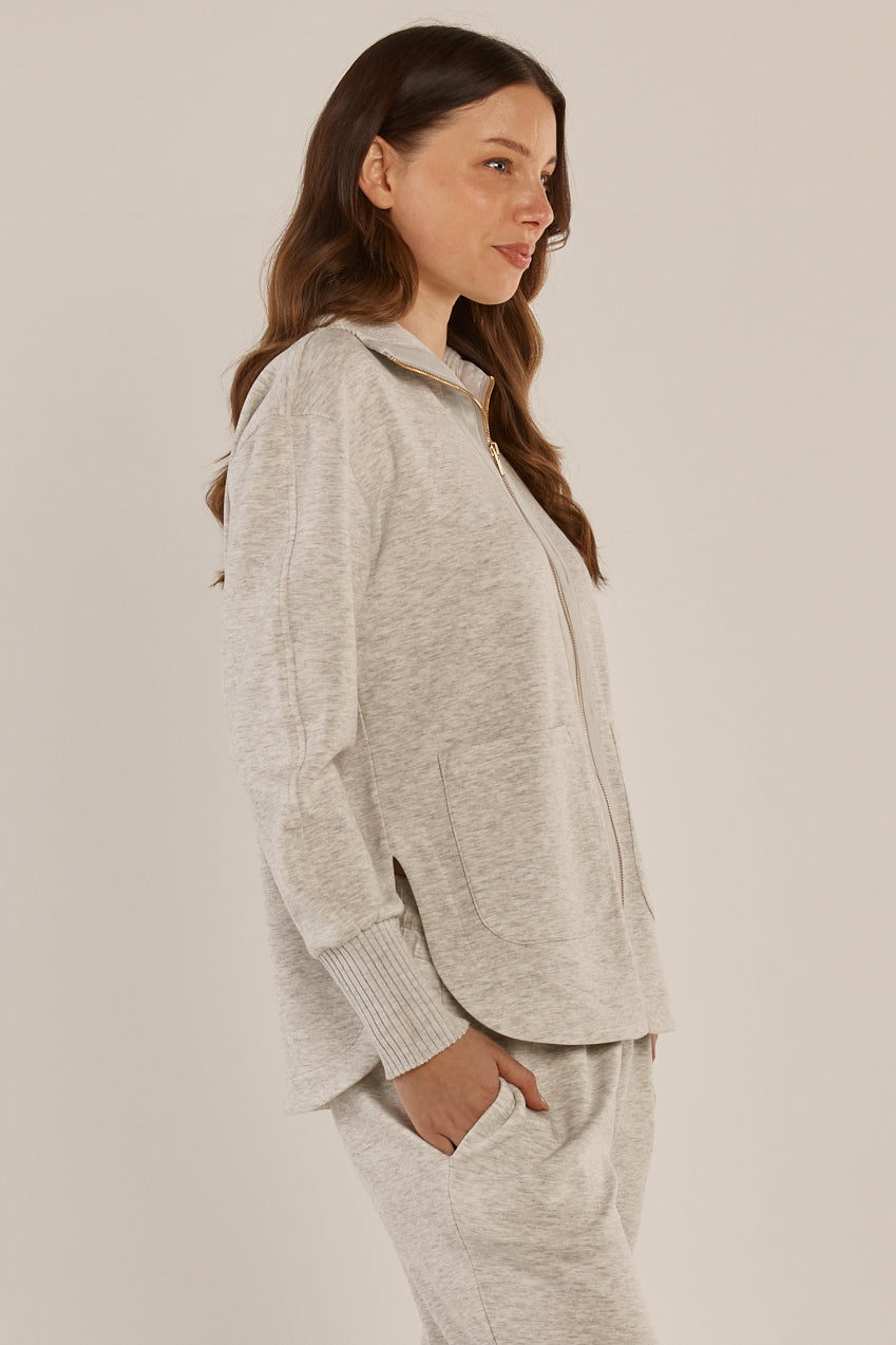 Betty Basics Sabina Sweatshirt (Grey Marle)