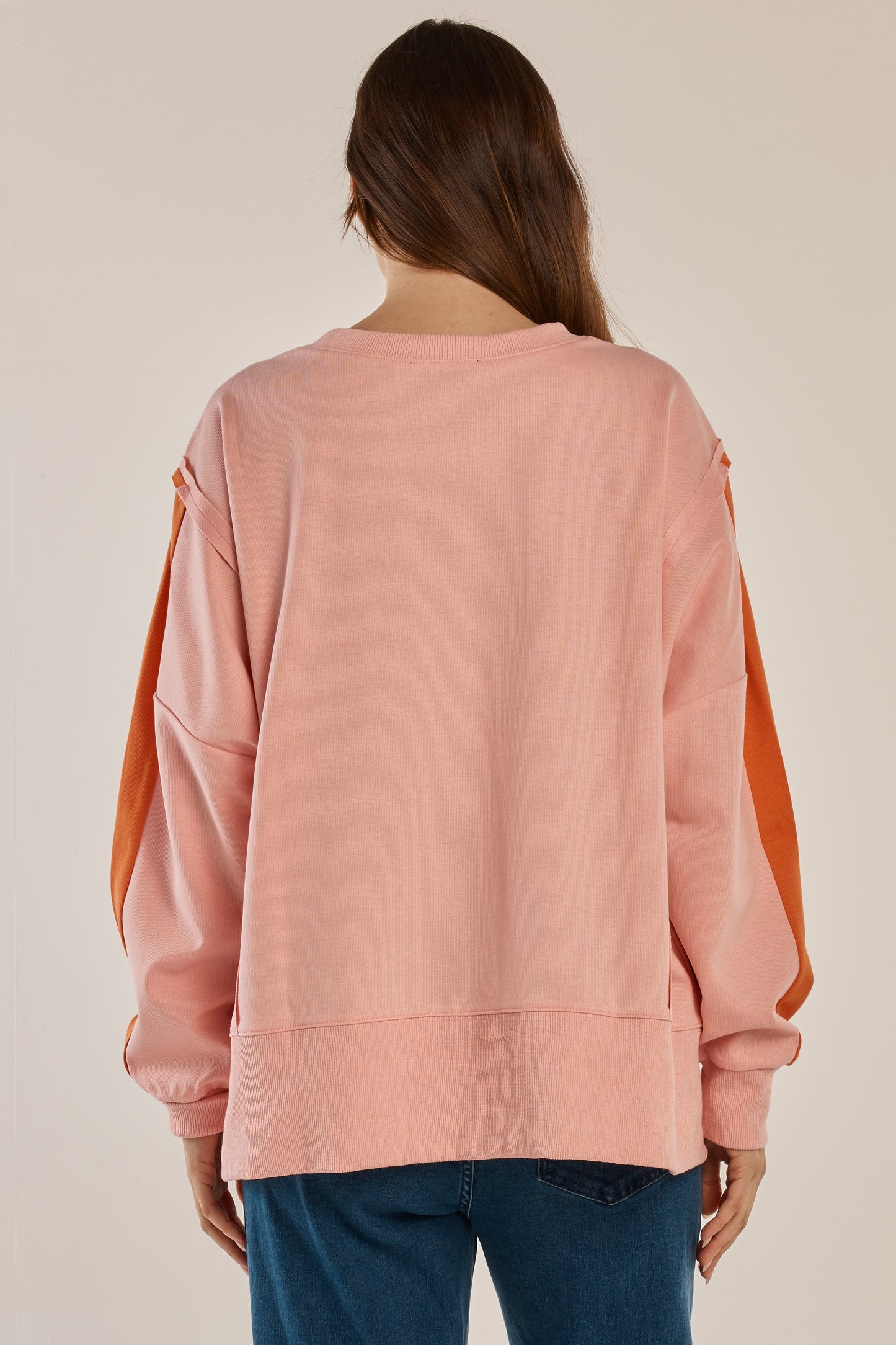 Betty Basics Tania Sweatshirt (Pink/Orange)