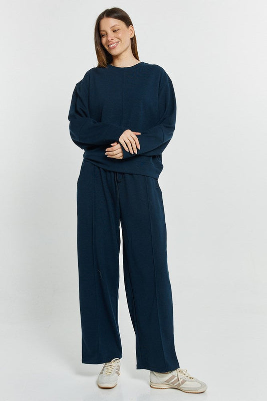Betty Basics Elona Top (Navy)