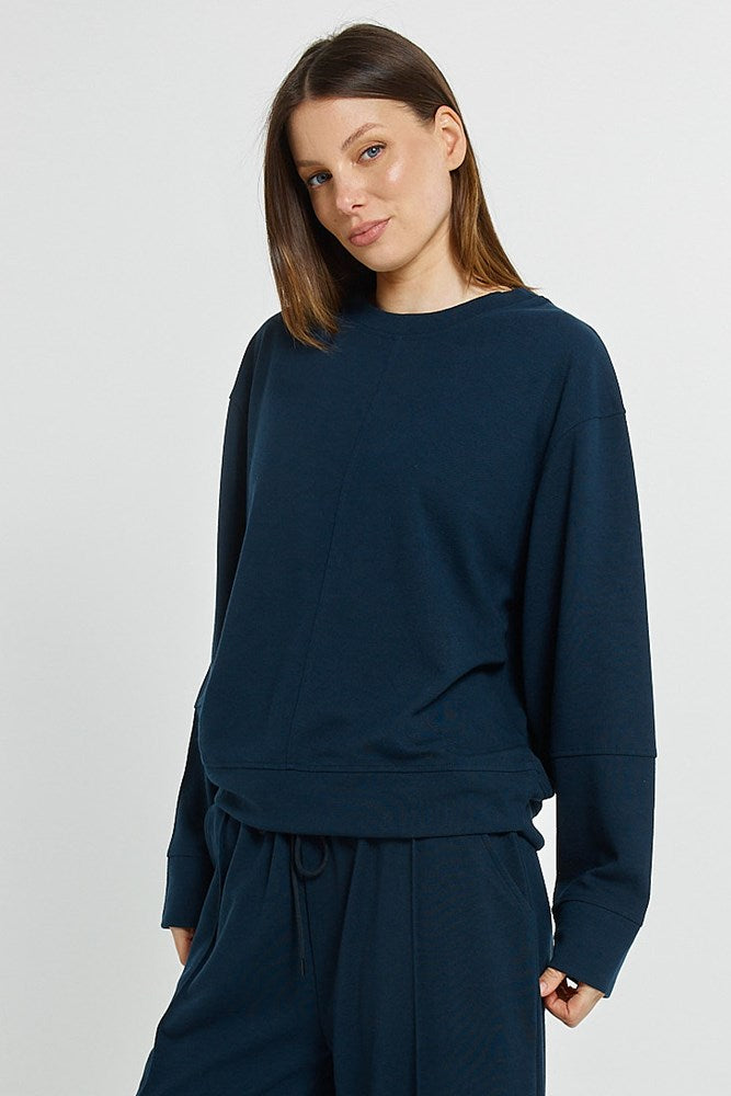 Betty Basics Elona Top (Navy)
