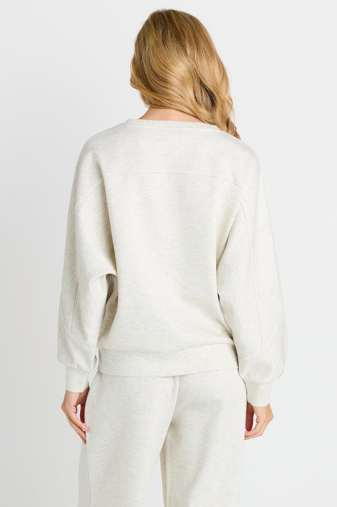 Betty Basics Marcy Sweatshirt (Grey Marle)