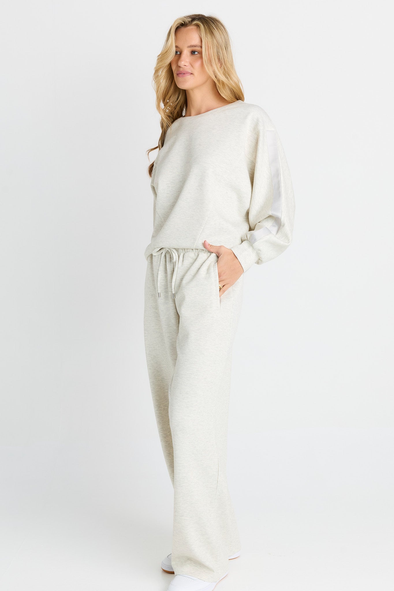 Betty Basics Marcy Trackpant (Grey Marle)