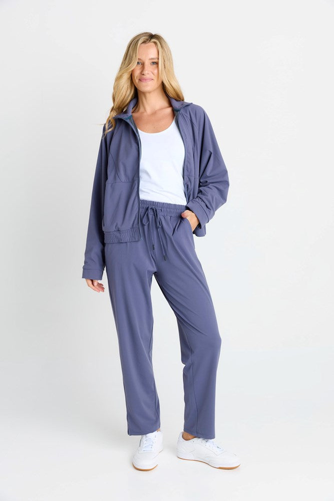 Betty Basics Milla Travel Jacket (Steel Blue)